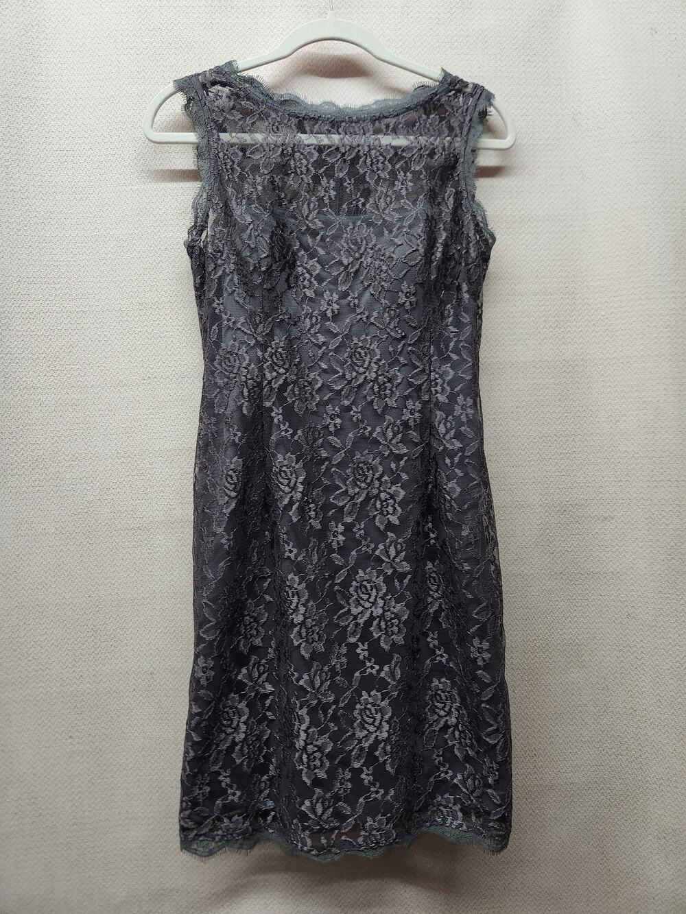 Simply Liliana Gray Lace Dress